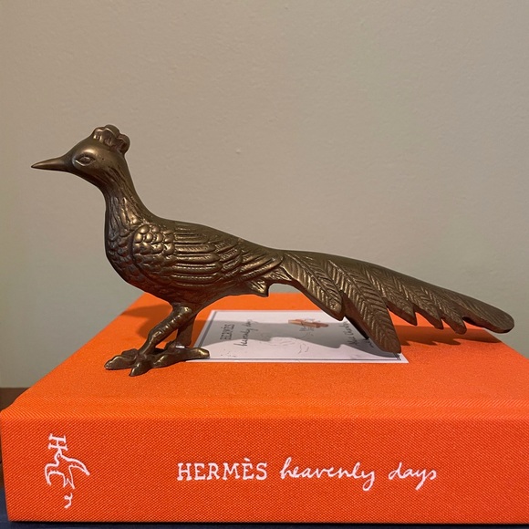 Other - Vintage brass peacock